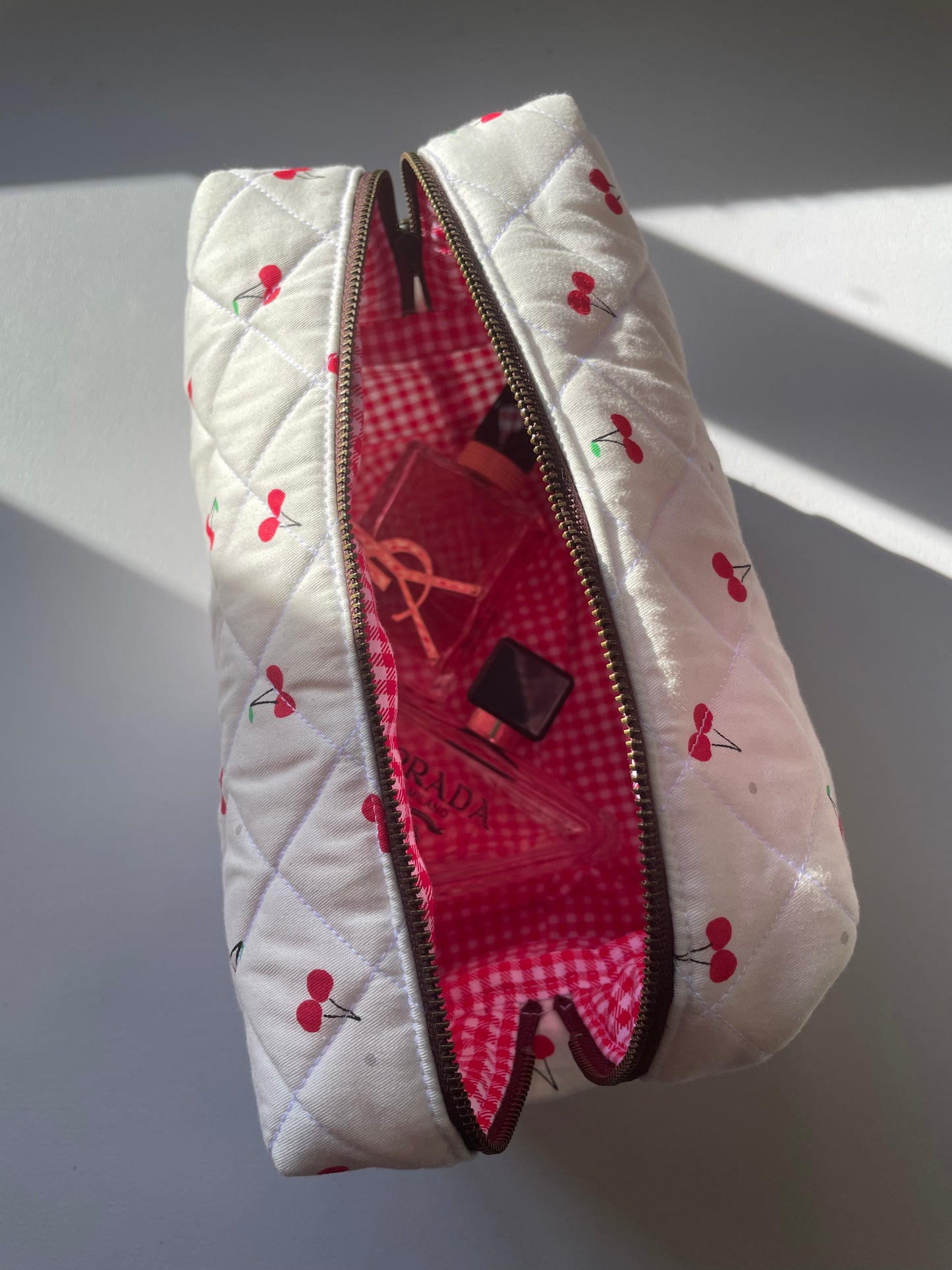 Boxy Bag in Cherry