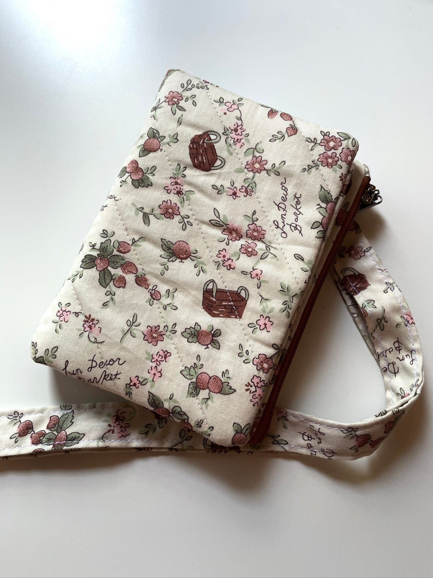 Passport Holder in Red Basket