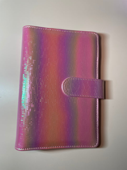 Budget Planner in Shimmering Pink