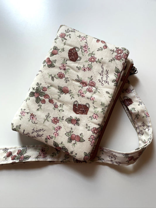 Passport Holder in Red Basket